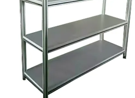 工業(yè)鋁型材貨架層板安裝方法